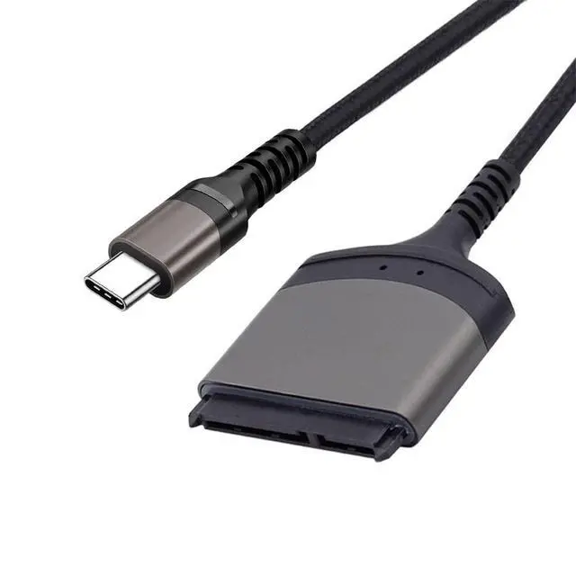 Alt view image 5 of 7 - 5Gbps USB-C Type-C to SATA 22 Pin Adapter Cable for 2.5" Hard Disk Driver SSD Laptop