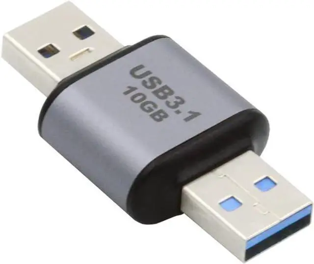 Main image of USB 3.0/3.1 Type A Male to USB 3.0/3.1 A Male Data Adapter 10Gbps Extension for Laptop Desktop