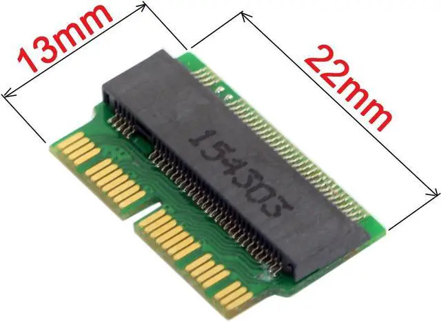 Alt view image 3 of 7 - 12+16pin 2014 2015 Mac to M.2 NGFF M-Key AHCI SSD Convert Card for MAC A1493 A1502 A1465 A1466