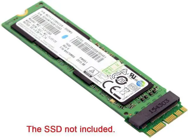 Alt view image 5 of 7 - 12+16pin 2014 2015 Mac to M.2 NGFF M-Key AHCI SSD Convert Card for MAC A1493 A1502 A1465 A1466