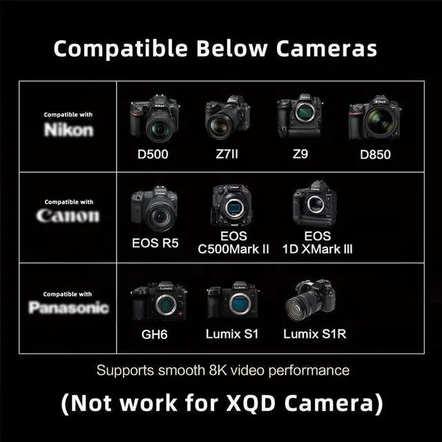 Alt view image 2 of 7 - Type-B CFexpress to NVME 2230 Memory Card Kit Case CFE CFB NGFF M-Key Adapter Alloy Shell for Camera 8K RAW PCIe Expansion