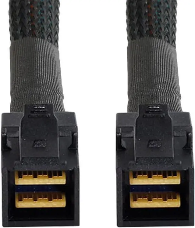 Alt view image 3 of 7 - Internal Mini SAS HD SFF-8643 to Mini SAS High Density HD SFF-8643 Data Server Disk Raid Cable 50cm