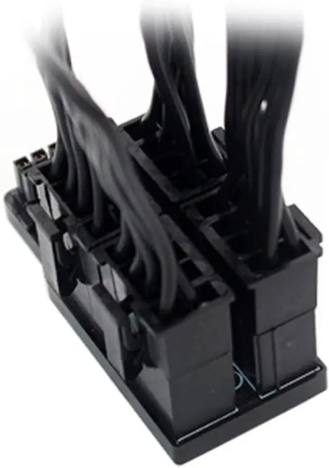 Alt view image 5 of 7 - 12VHPWR ATX3.0 PCI-E 5.0 Power Modular Adapter to Four ATX 8P Up Angled 90 Degree for 4080 5090TI 16Pin 12+4P Graphics Card