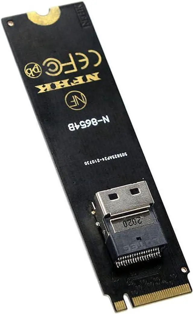 Main image of NGFF M-Key NVME to U.2 U2 Kit SFF-8639 to SFF-8654 Slimline SAS PCIe SSD Adapter for Mainboard