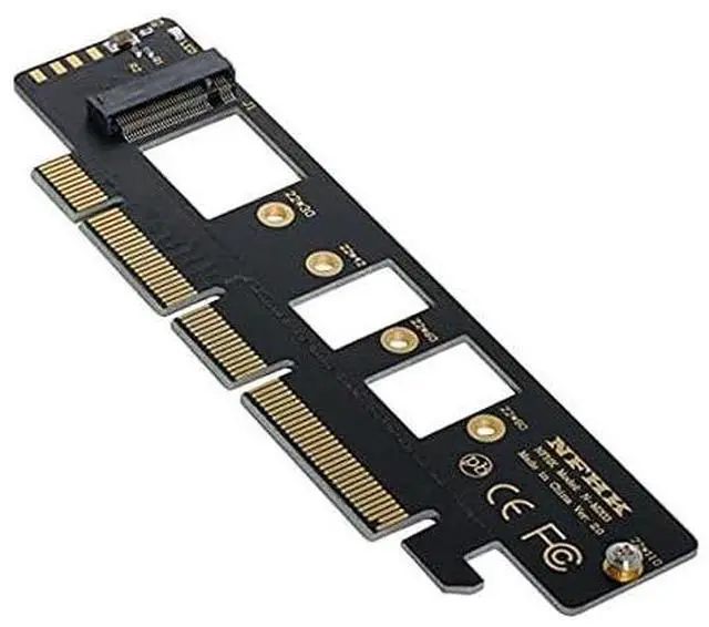 Main image of PCI-E 3.0 x4 to M.2 NGFF M Key 80mm SSD Nvme Card Adapter PCI Express with Power Failure Protection 4.0F Super Capacitor