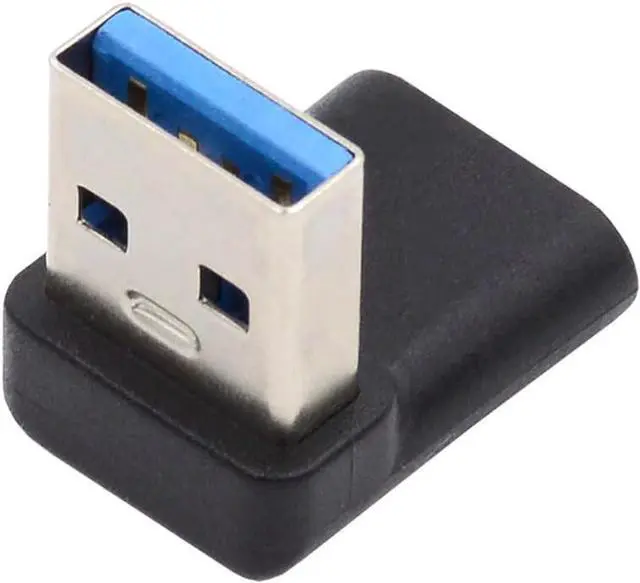 Main image of USB-C Type C Female 90 Degree Down Angled to USB 3.0 A Male Data Adapter for Laptop Desktop
