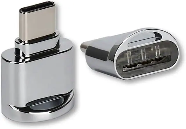 Main image of 2pcs USB 2.0 Type C USB-C to Micro SD SDXC TF Card Reader Adapter for MacBook Cell Phone