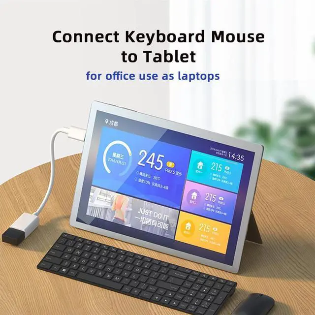 Alt view image 6 of 7 - Type C USB-C to Standard Type-A USB3.0 Female Adapter Compatible with MacBook Laptop Tablet Phone