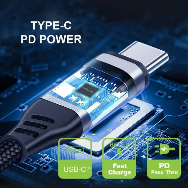 Alt view image 4 of 7 - Adapter Type-C Voltage Current Power Capacity, Working Time Ammeter Voltmeter USB Cable Charger Detector USB-C Tester 4-30V 0-6.5A Digital Multimeter