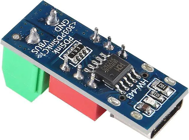 Alt view image 6 of 7 - 10PCS USB-C PD Trigger Board Module PD/QC Decoy Board Fast Charge USB Type-c to 5V9V12V20V High Speed Charger Power Delivery Boost Module with Screw Terminal