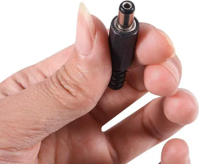 Alt view image 2 of 5 - 20pcs 5.5mm x 2.1mm DIY Male DC Power Plug Jack Solder Connector Adapter