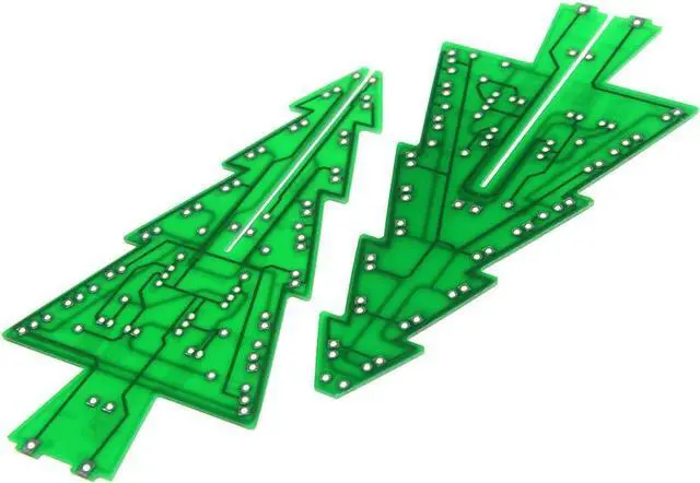 Alt view image 3 of 7 - 3D Xmas Tree Soldering Project Electronic DIY Kit Upgraded 7 Color Flashing LED PCB Solder Assemble Kit Season Decoration Creative Gift