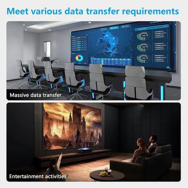 Alt view image 7 of 7 - 90 Degree Cat6 Ethernet Cable with On/Off Switch High Speed RJ45 Right Angle Male to Female Extension Cable with 304 Switch Cat6 Internet Network Cable,1M 3.3FT (Down Male to Female)