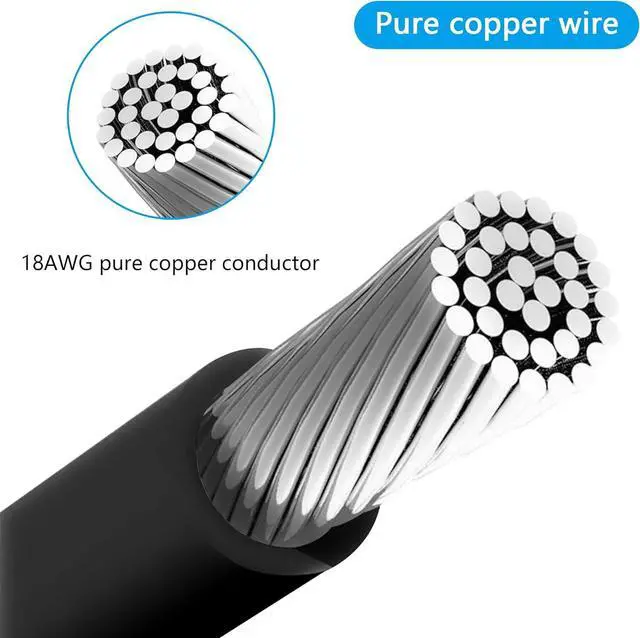 Alt view image 7 of 7 - 8-Pin Extension Cord PCIE 8 Pin Female to Right Angle Male PCIE Express Power Adapter Cable for Graphics Card 18AWG 15CM/5.9Inch (Left)