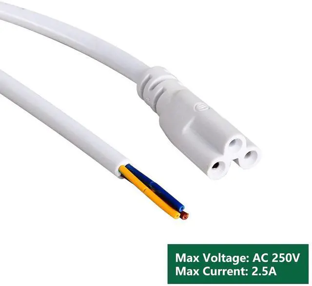 Alt view image 7 of 7 - T5 T8 LED Lamp Connecting Wire Ceiling Lights Daylight Integrated Tube Cable Linkable Cords for LED Tube Lamp Holder Socket Fittings (15cm,20-Pack)