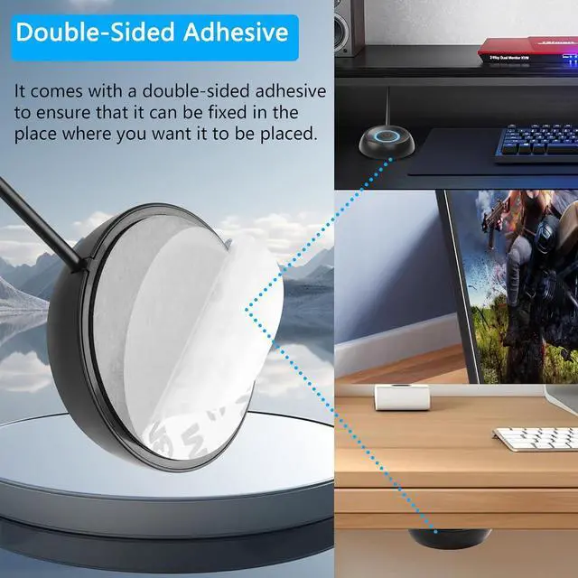 Alt view image 6 of 7 - PC Power Switch, Desktop Computer External Remote Start, Motherboard Button, Extension Cable with LED Light (Black)