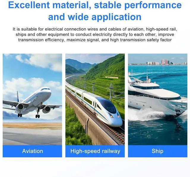 Alt view image 3 of 7 - 2 Pack GX16 2Pin Pigtails Electronic Cable Female Socket Wireable Molding Industrial Circular Round Receptacle Aviation Connectors 30CM/0.98Ft (2Pin)