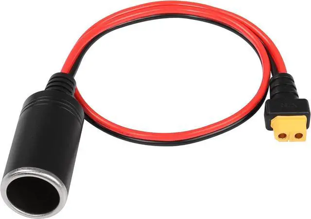Alt view image 2 of 6 - Car Cigarette Lighter Female to XT60 Female, 14AWG Cigarette Lighter Cable, for Car Inverter Tire Inflator Air Pump