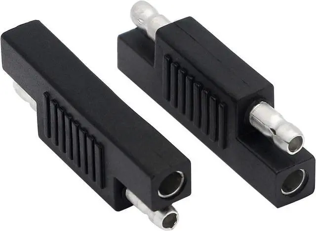 Alt view image 4 of 6 - 5 Pcak SAE Polarity Reverse Adapter Quick Disconnect Extension Cable Plugs for Solar Panel Battery Power Charger(SAE)
