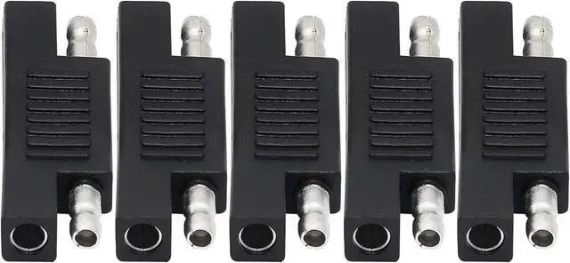 Main image of 5 Pcak SAE Polarity Reverse Adapter Quick Disconnect Extension Cable Plugs for Solar Panel Battery Power Charger(SAE)