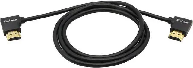 Main image of 90 Angle HDMI Cable Gold Plated High Speed Right & Left Degree HDMI Male to Male Adapter Cable Supports Ethernet, 3D and Audio Return(HDMI R- L,1M)