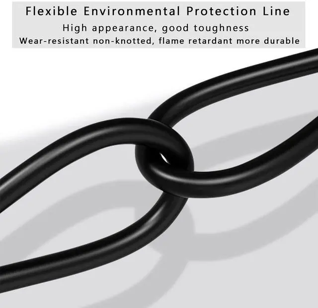 Alt view image 4 of 6 - 2 Pack 90 Degree DC Power Pigtails Cable, Right Angle DC 5.5mm x 2.5mm Male Plug to Bare Wire Open End Power Supply Replacement Repair Cord, for Monitors, LED Strip Light, Camera,3FT 1m