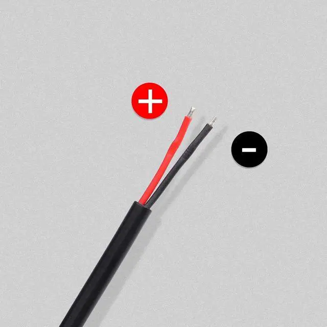 Alt view image 4 of 6 - 2 Pack DC6330 Power Pigtails Cable, DC 6.3mm x 3.0mm Male Plug Jack to Bare Wire Open End, 1FT Power Supply Replacement Repair Cord, for All-in-one Computer, 30cm