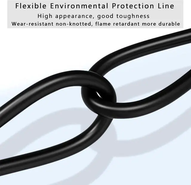 Alt view image 5 of 6 - 2 Pack 90 Degree DC Power Pigtails Cable, Right Angle DC 5.5mm x 2.1mm Male Plug to Bare Wire Open End Power Supply Replacement Repair Cord, for Monitors, LED Strip Light, Camera,3FT 1m