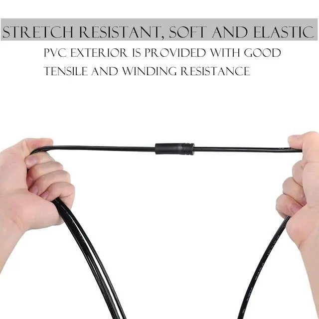 Alt view image 5 of 6 - DC 5.5mm x 2.1mm Splitter Cable, 1 Female to 5 Male DC Splitter Adapter 12V DC Power Extension Cable for LED Strip Light, CCTV Security Camera 0.7m (1 to 5 Way)