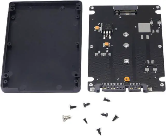 Alt view image 4 of 4 - M.2 to 2.5 inch SATA Enclosure,B and M Key SATA Converter,Support 2230 2242 2260 2280 Hard Drive with 7mm Case