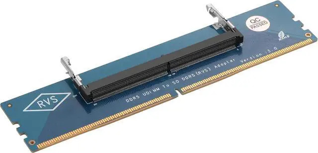 Main image of Desktop DDR5 to Laptop DDR5 Adapter Card DDR5 U-DIMM to SO DDR5(RVS) Adapter for Desktop and Laptop DDR5 Memory Modules