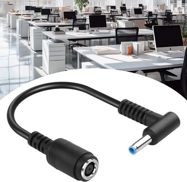 Alt view image 6 of 6 - 4 PCS 7.4x5.0mm to 4.5x3.0mm Ac Power Cord Charger Laptop Adapter Tip Connector for HP Stream Spectre Pavilion Envy EliteBook Split Chromebook EliteBook Folio