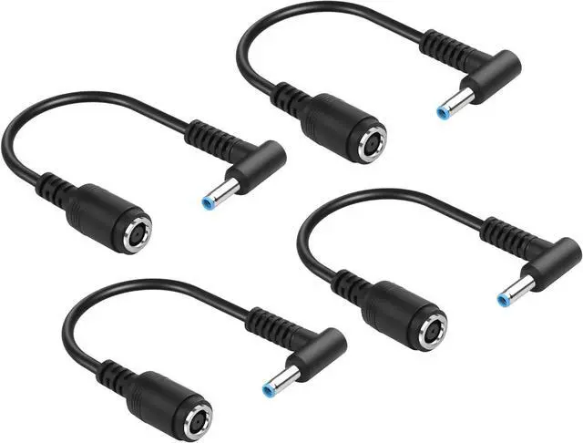 Main image of 4 PCS 7.4x5.0mm to 4.5x3.0mm Ac Power Cord Charger Laptop Adapter Tip Connector for HP Stream Spectre Pavilion Envy EliteBook Split Chromebook EliteBook Folio