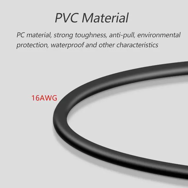 Alt view image 5 of 6 - NEMA 5-15P to 5-15R/20R Power Extension Cord, 16AWG 15 Amp Household Plug to 20 Amp T-Blade AC Power Cable, 1FT 30CM