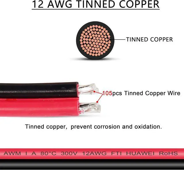 Alt view image 5 of 7 - 2 Pairs XT60H Plug Male Female Connector Pigtails Cable 1Ft 12AWG 4 Pcs XT60H-M XT60H-F Extension Cable for RC Lipo Battery FPV Drone 30CM