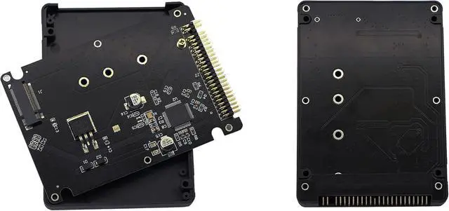 Alt view image 6 of 6 - M.2 NGFF SATA SSD to 2.5" IDE 44pin Enclosure Adapter, Black for Notebook Laptop,Desktop Computer and More