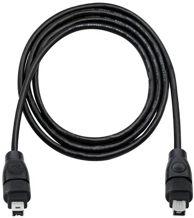 Alt view image 5 of 6 - 6FT FireWire IEEE 1394 Cable,4 Pin to 4 Pin Male to Male Cord,FireWire 400 DV iLink Cable for Laptop to Camcorder
