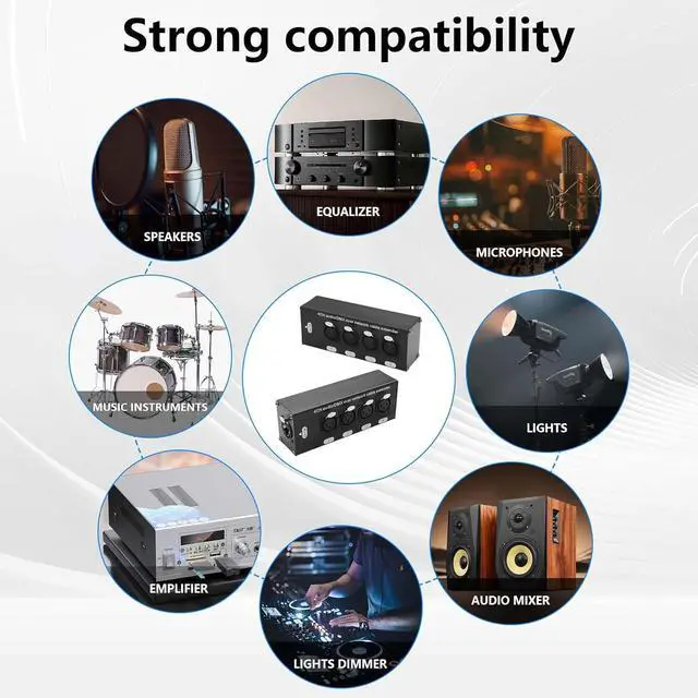 Alt view image 4 of 7 - XLR to Ethernet Extender Female to RJ45