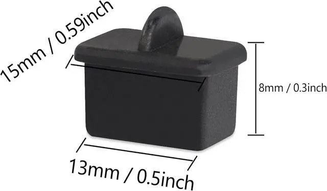 Alt view image 5 of 6 - 20pcs SFP Port Anti Dust Cover Cap SFP Dustproof Plug Soft Silicone Protector for Ethernet Switch, Router and Network Interface Card,etc.