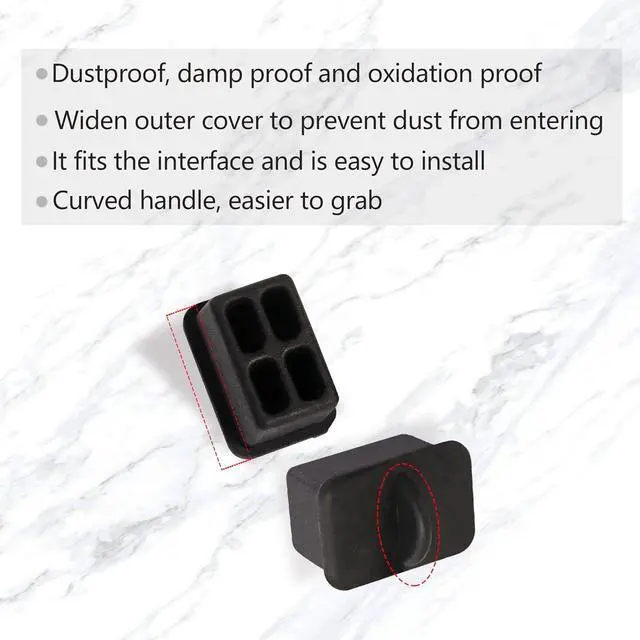 Alt view image 4 of 6 - 20pcs SFP Port Anti Dust Cover Cap SFP Dustproof Plug Soft Silicone Protector for Ethernet Switch, Router and Network Interface Card,etc.