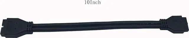 Alt view image 2 of 4 - USB 3.0 20Pin Header Extension Cable FENGQLONG Male to Female Extension Cable