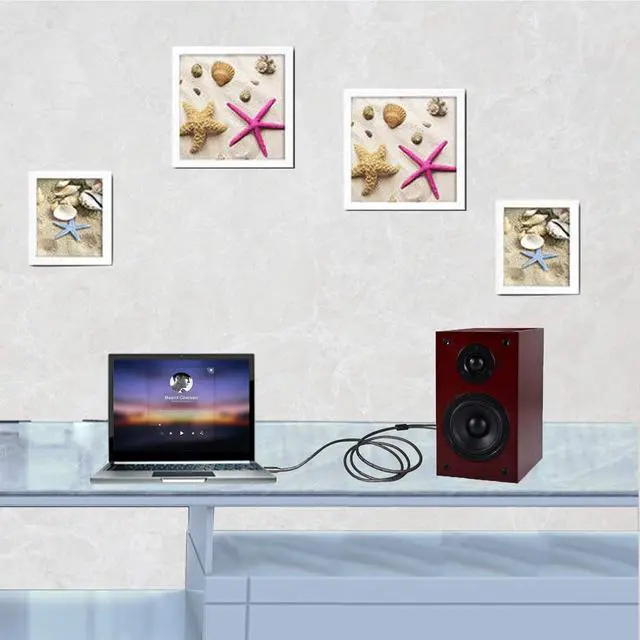 Alt view image 6 of 6 - 3.5MM to Dual 6.35MM Audio Cable,1/8" TRS Stereo Male to Dual 1/4" TS Mono Male Y Splitter Cord Adapter,for Home Stereo System,Notebook Computer,Amplifier,Mixer,MP3,Etc. (Black-1.5m/5ft)