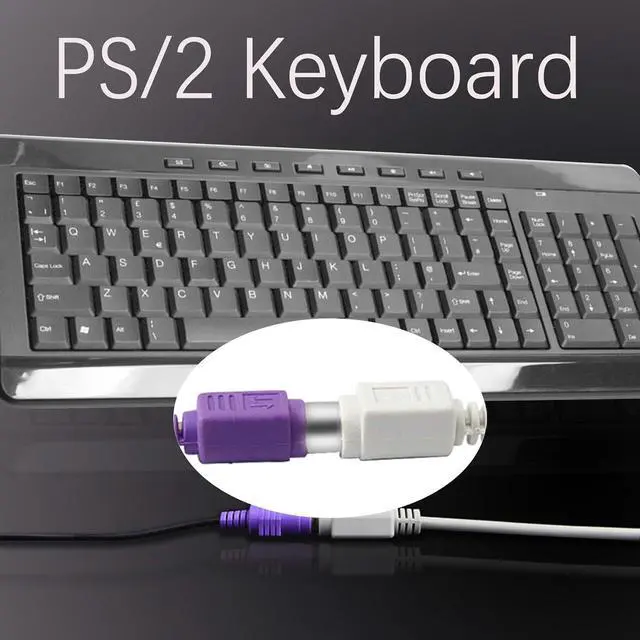 Alt view image 2 of 7 - 8.5 Feet PS/2 Mouse and Keyboard Extension Cable, 28AWG PS/2 6-Pin Male to Female Extension Cable YOUCHENG for PS/2 Round Mouse, Keyboard Extension