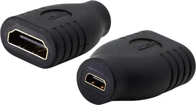Main image of Micro HDMI Adapter Extender HDMI Type D Female to HDMI Type A Female Coupler Connector Support 3D 4K 1080P, YOUCHENG for Cameras, Computers, Projectors(2-Pack)