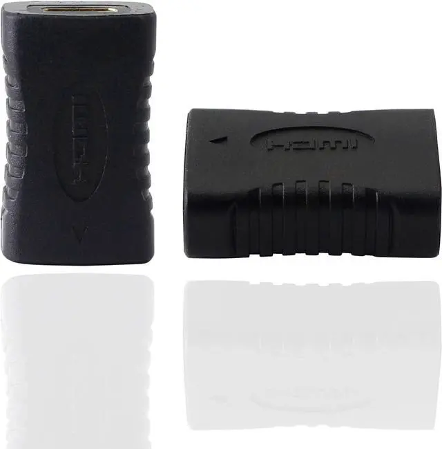 Alt view image 3 of 7 - Mini HDMI Adapter Extender HDMI Type C Female to HDMI Type A Female Coupler Connector Support 3D 4K 1080P, YOUCHENG for Cameras, Computers, Projectors(2-Pack)