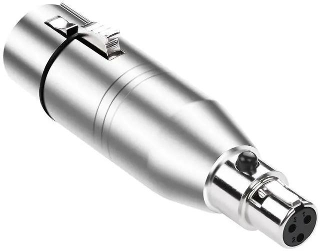 Main image of Mini XLR to XLR Audio Converter,3-pin Mini XLR Female to XLR Female Microphone Audio Cable Adapter for Microphone Speaker Camcorder