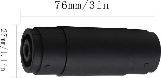 Alt view image 6 of 6 - 4 Pin Female to 4 Pin Female Speakon Coupler Adapter for Audio Adapter Amplifiers, Mixers (2-pcak)