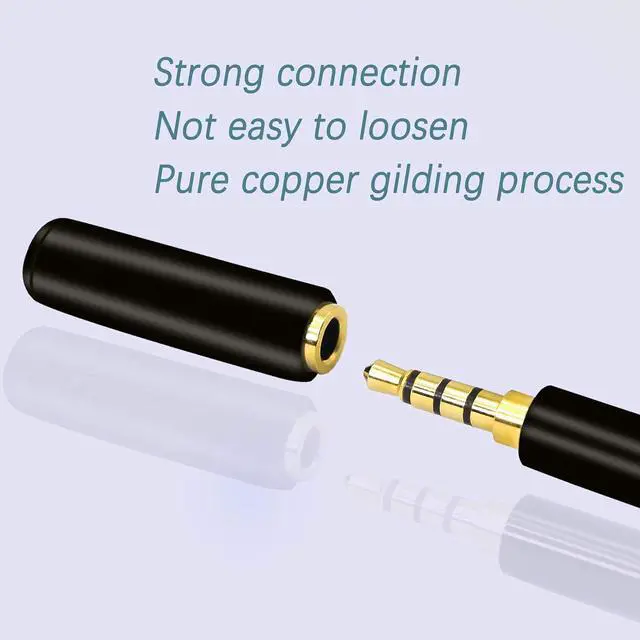 Alt view image 2 of 7 - 3.5mm 4 Pole Stereo TRRS Female Socket Repair Headphone 1/8 Solder Type DIY Audio Cable Connector(2-Pack)