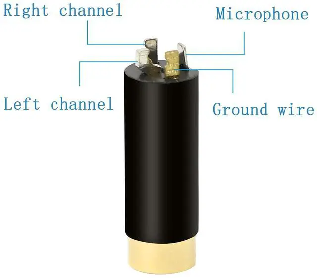 Alt view image 7 of 7 - 3.5mm 4 Pole Stereo TRRS Female Socket Repair Headphone 1/8 Solder Type DIY Audio Cable Connector(2-Pack)