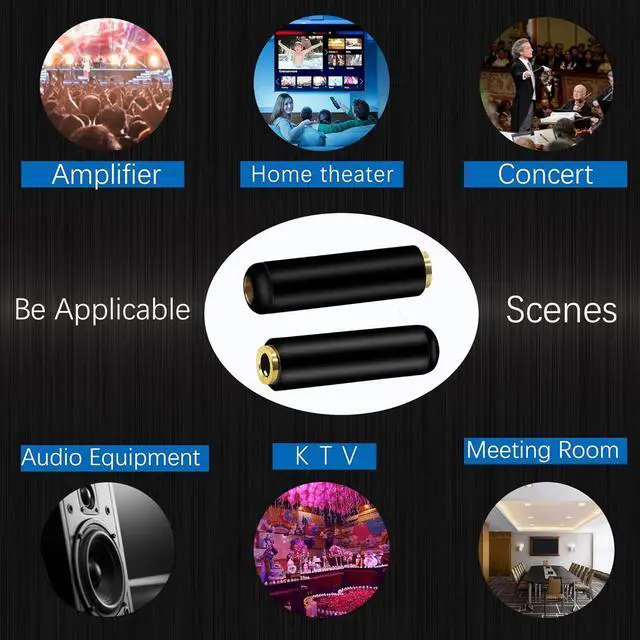 Alt view image 5 of 7 - 3.5mm 4 Pole Stereo TRRS Female Socket Repair Headphone 1/8 Solder Type DIY Audio Cable Connector(2-Pack)